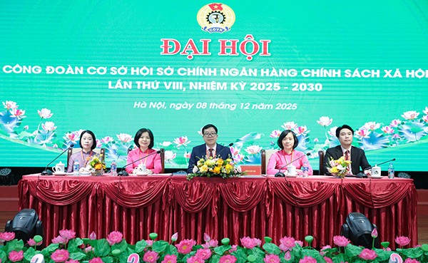 Đại hội Công đoàn cơ sở Hội sở NHCSXH lần thứ VIII, nhiệm kỳ 2025 - 2030 - Ảnh 3