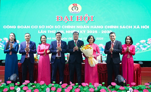 Đại hội Công đoàn cơ sở Hội sở NHCSXH lần thứ VIII, nhiệm kỳ 2025 - 2030 - Ảnh 4
