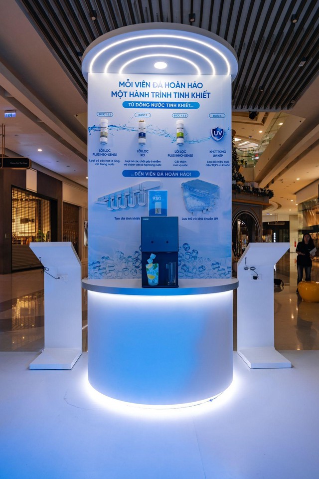 Máy lọc nước, làm đá đầu tiên của Coway Vina: AIS thiết kế chuẩn mực sống mới - Ảnh 4