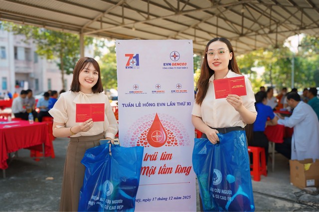 EVNGENCO3 hưởng ứng Tuần lễ hồng EVN lần thứ XI với 400 đơn vị máu hiến tặng - Ảnh 6