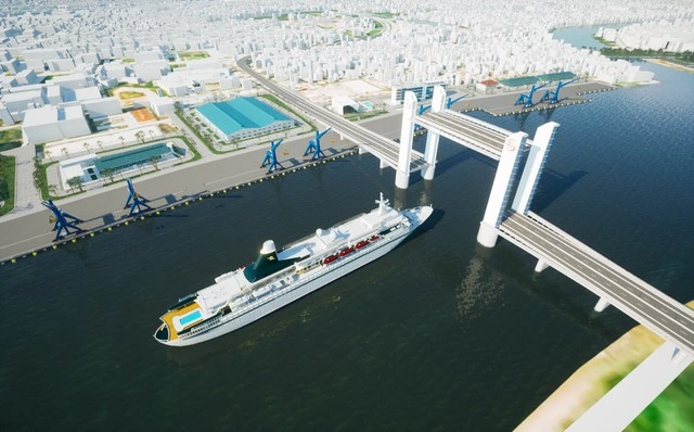 Chuyển cảng khách quốc tế về khu nam TP.HCM để gỡ vướng tĩnh không cầu Thủ Thiêm 4 - Ảnh 1
