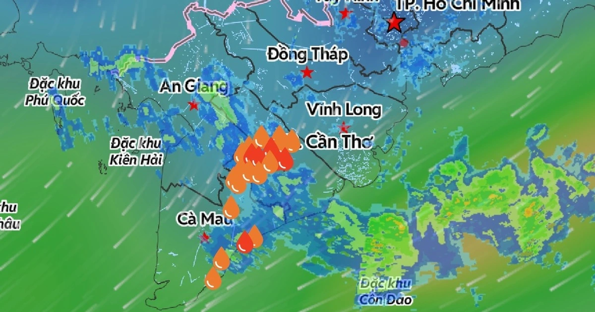 Nam bộ mưa lớn bất thường