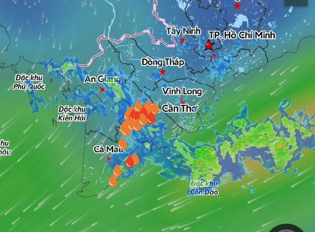 Nam bộ mưa lớn bất thường - Ảnh 1