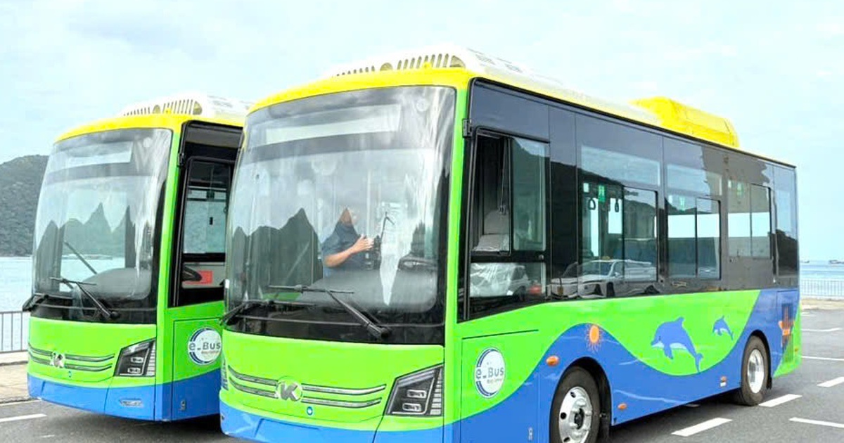 Ngày mai, chính thức khai trương tuyến xe buýt điện đầu tiên ở Côn Đảo