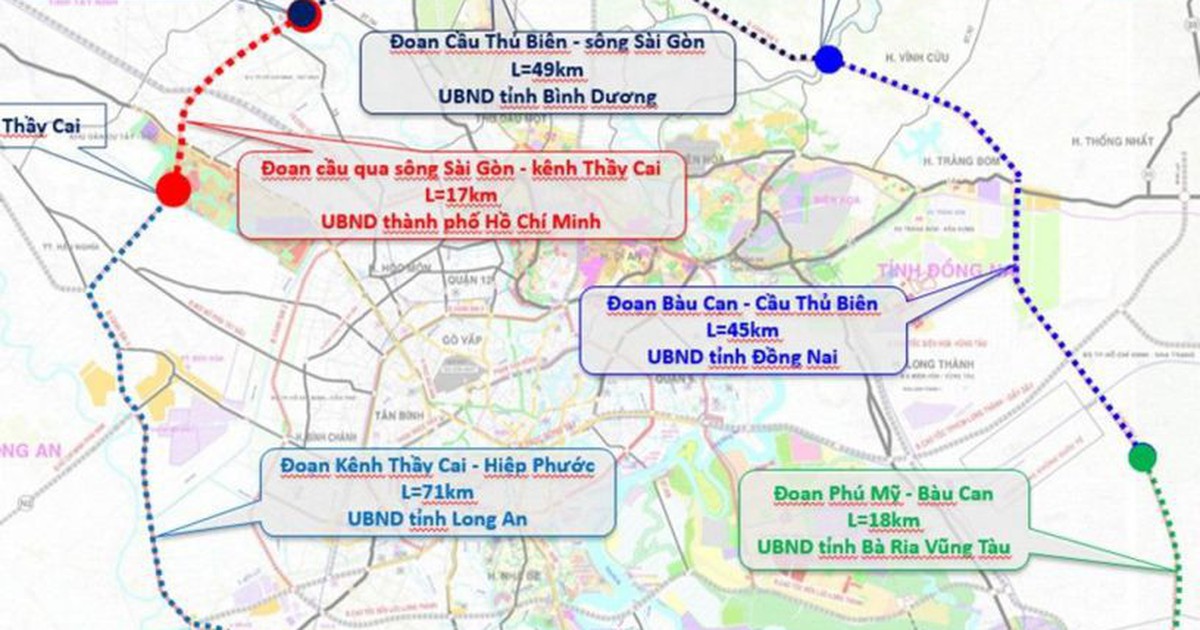 Đường Vành đai 4 TP.HCM đoạn qua Đồng Nai vốn 26.200 tỉ đồng sẽ sớm khởi công