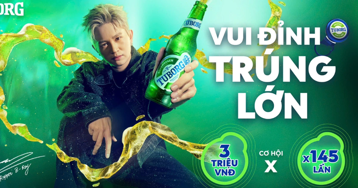 Giật nắp Tuborg, giật thưởng gấp 145 lần trong '145 năm giật mở triệu cuộc vui'