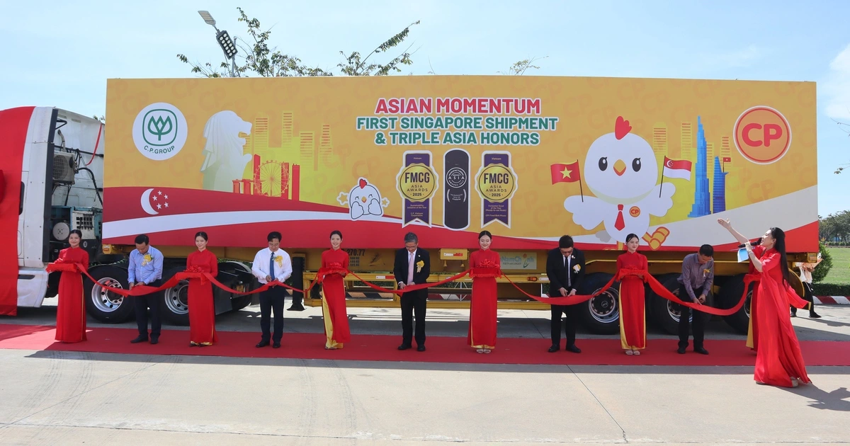 C.P. Việt Nam xuất khẩu lô thịt gà chế biến đầu tiên sang Singapore