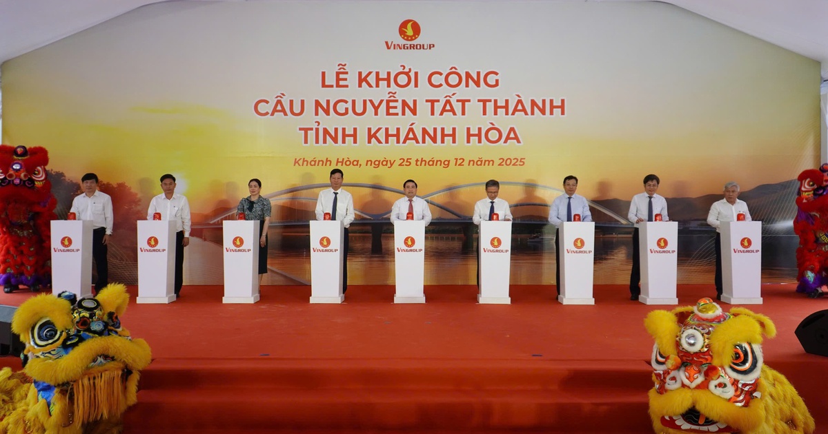 Khởi công cầu Nguyễn Tất Thành, tạo trục kết nối chiến lược nam Khánh Hòa