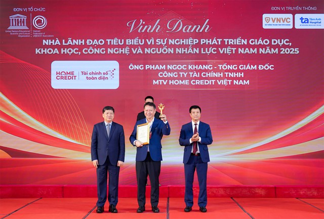 Home Credit được Liên hiệp các Hội UNESCO Việt Nam vinh danh Top 10 Đơn vị tiêu biểu xuất sắc - Ảnh 1