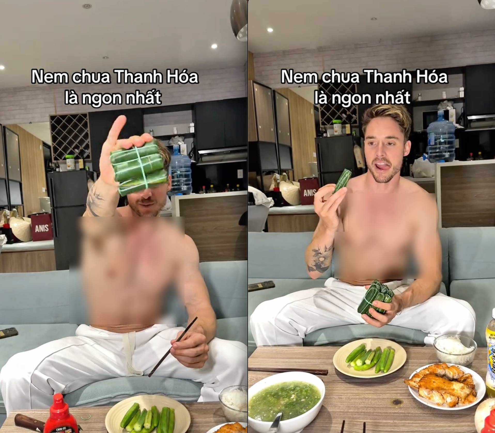 Khách Tây phát cuồng khi thử đặc sản Thanh Hoá nhưng điều dân mạng chú ý lại là cách ăn của anh - Ảnh 1