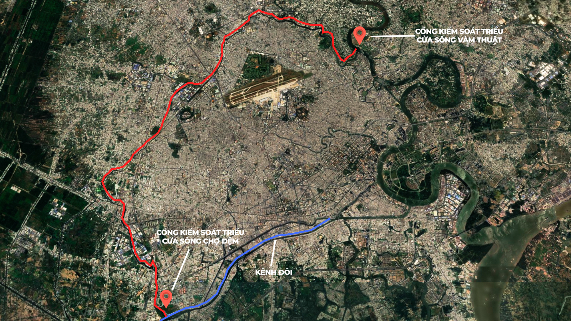 Dự án cải tạo kênh 9.000 tỷ, dài nhất TP.HCM: Đoạn đã “khoác áo mới”, đoạn vẫn ngổn ngang bùn đất - Ảnh 2