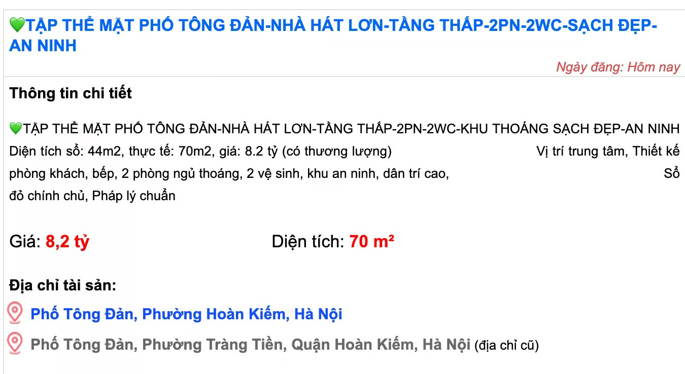 Nhà tập thể cũ ở Hà Nội bỗng nhiên 'hét giá' hơn 360 triệu đồng/m2 - Ảnh 2