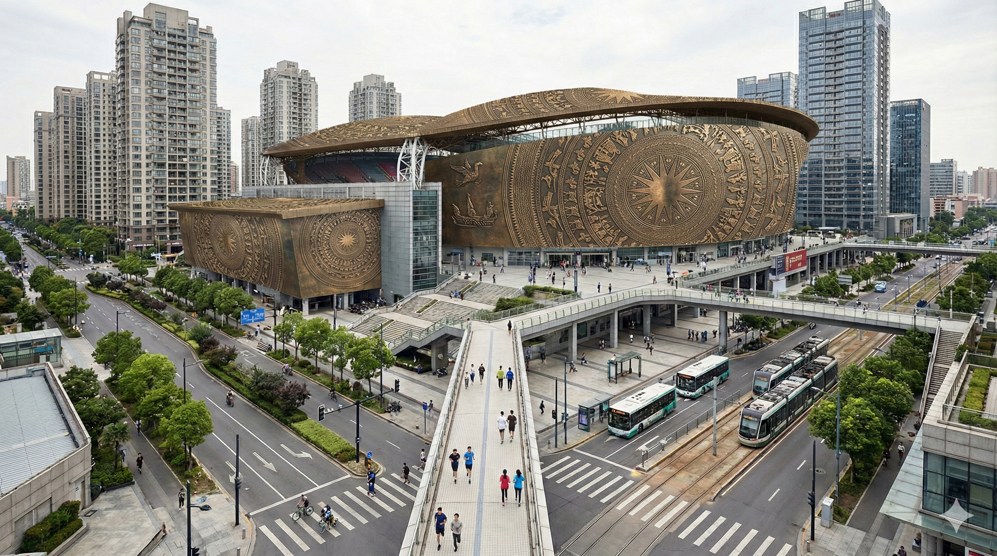 Soi độ khủng của KĐT thể thao Olympic lớn nhất lịch sử của Vingroup: Vượt mặt hàng loạt sân vận động lớn bậc nhất thế giới - Ảnh 3