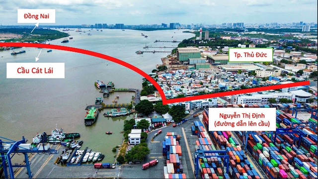 Chưa đầy 7 ngày nữa sẽ động thổ cầu Cát Lái 18.300 tỷ đồng, dài hơn 11 km - Ảnh 1
