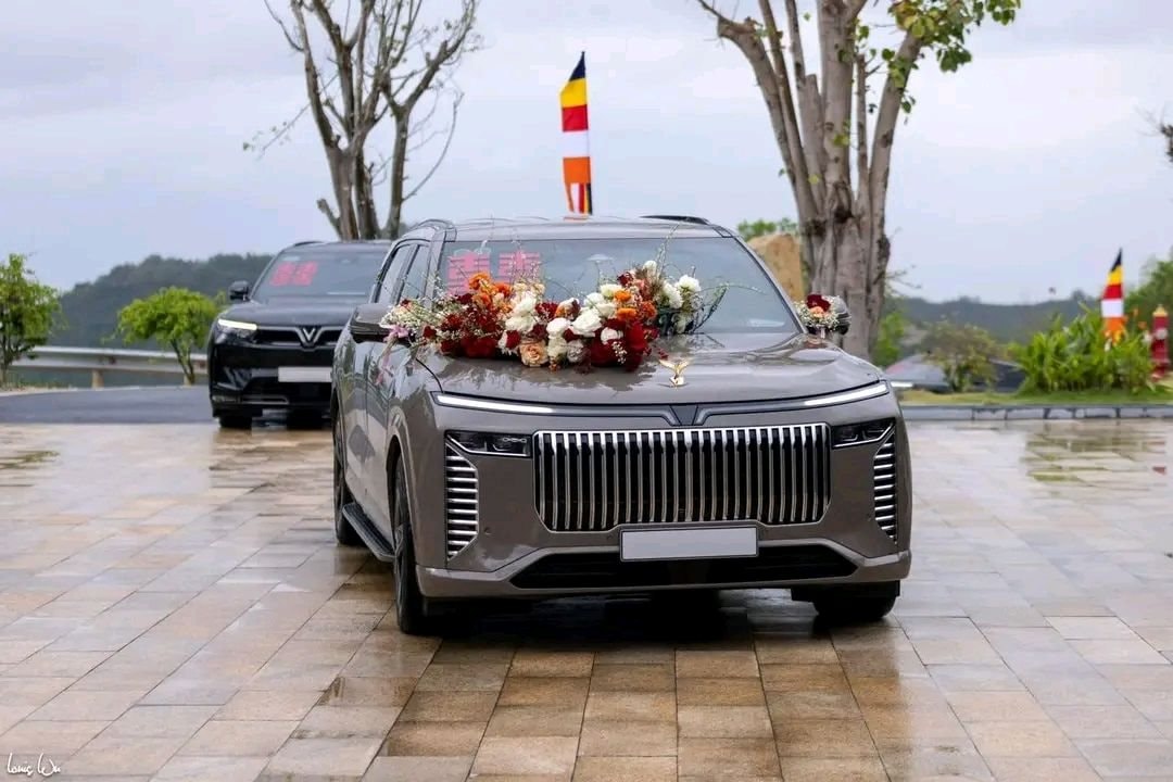 Mãn nhãn dàn xe VinFast độc bản trong đám cưới Minh Hoàng: Tỷ phú Phạm Nhật Vượng đích thân cầm lái - Ảnh 6