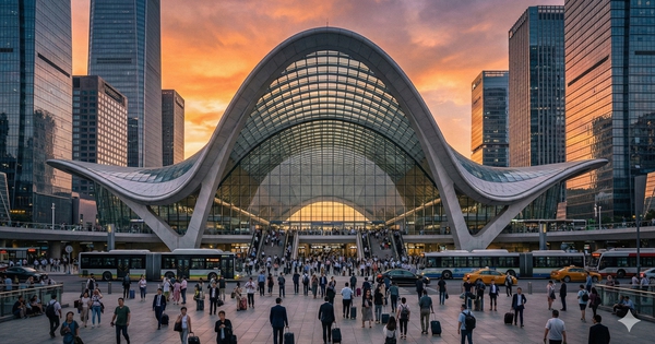 So găng sân bay Long Thành với Tân Sơn Nhất, ga Thủ Thiêm và ga Sài Gòn: 'Tân binh' cửa ngõ bứt phá ngoạn mục