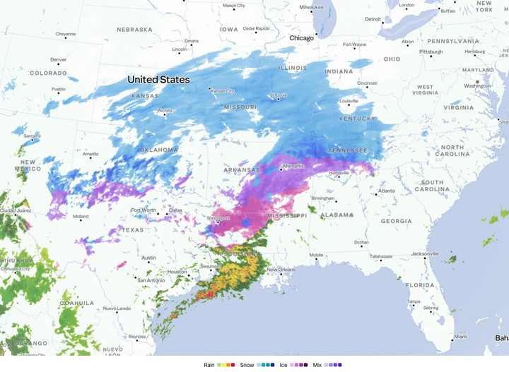 22 bang của Mỹ tuyên bố tình trạng thảm họa khẩn cấp do bão tuyết - Ảnh 1