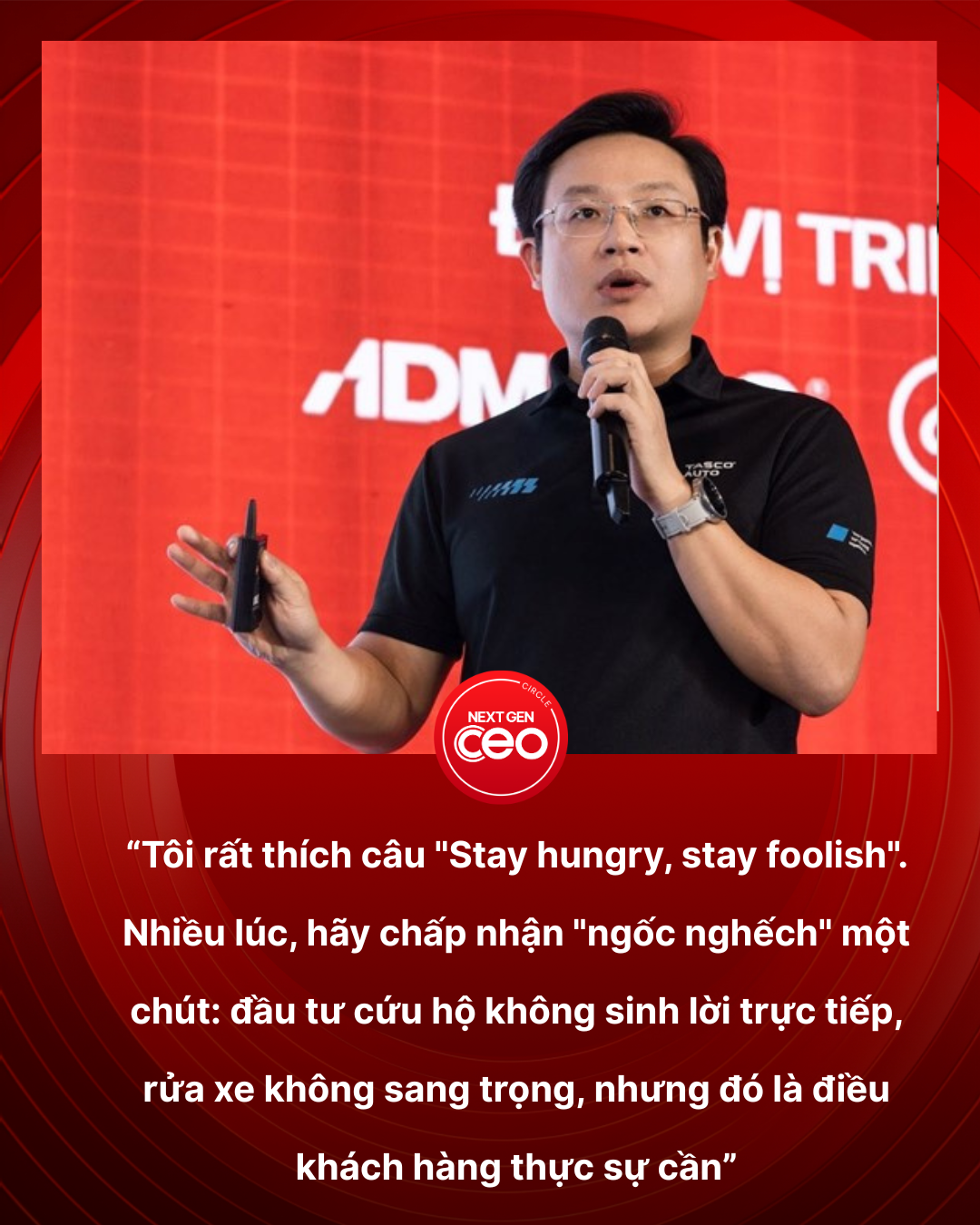 CEO Tasco Auto Hoàng Anh Tuấn: Nghĩ lớn không chỉ là bán thêm nhiều xe, mà làm cả những việc rất nhỏ như rửa xe 5 phút với 39.000 đồng, nhưng đáp ứng đúng nhu cầu của khách hàng - Ảnh 5