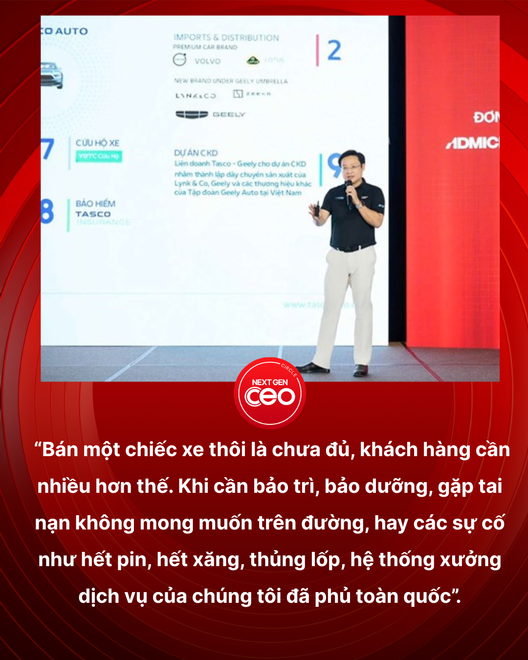 CEO Tasco Auto Hoàng Anh Tuấn: Nghĩ lớn không chỉ là bán thêm nhiều xe, mà làm cả những việc rất nhỏ như rửa xe 5 phút với 39.000 đồng, nhưng đáp ứng đúng nhu cầu của khách hàng - Ảnh 2