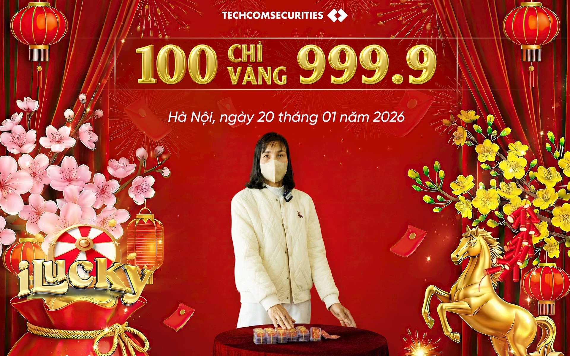 Lộ diện chủ nhân 100 chỉ vàng - Giải đặc biệt iLucky của TCBS - Ảnh 1