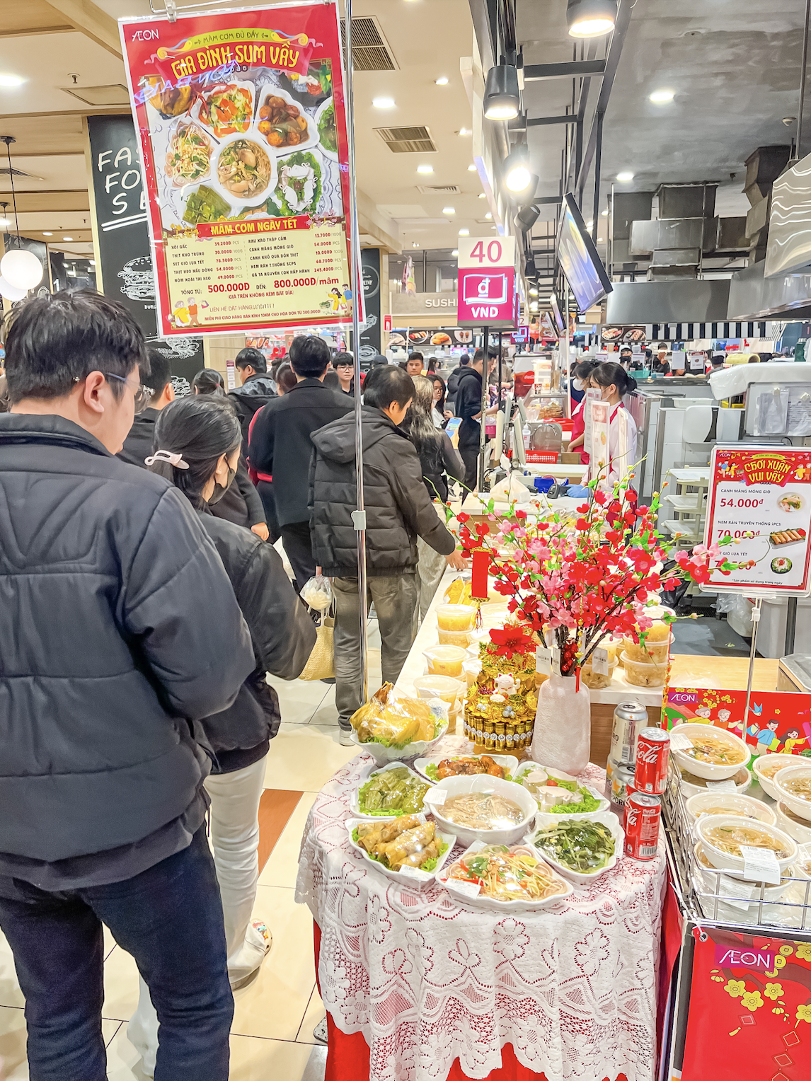 Aeon Mall bây giờ bán cả cỗ Tết "full mâm 10 món", nhìn cực xịn nhưng giá thế nào? - Ảnh 4