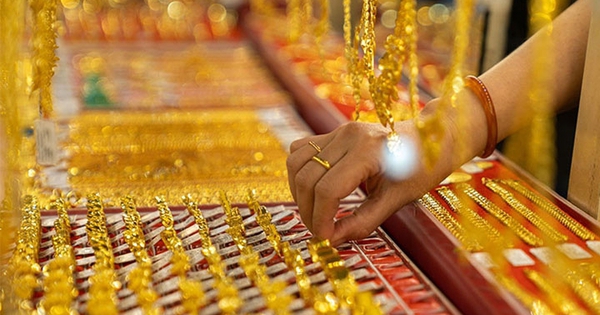 Sáng 10/1, giá vàng tăng tới 1,5 triệu đồng mỗi lượng