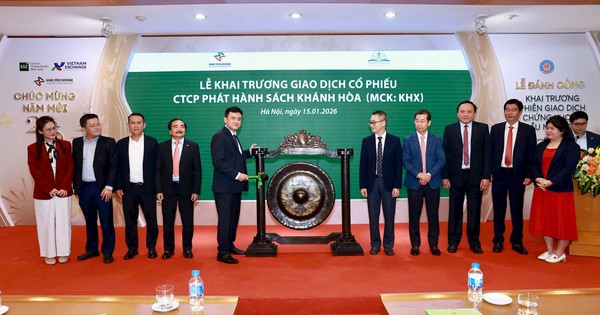 Sách Khánh Hòa (KHX) tăng kịch trần 40% ngay khi chào sàn UPCoM