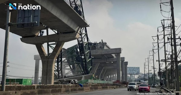 Lại thêm 1 vụ sập cần cẩu tại Thái Lan gây thương vong trong 2 ngày liên tiếp