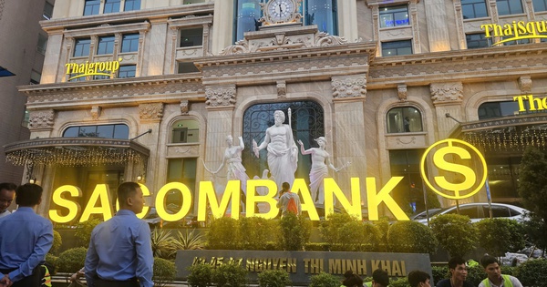 Logo Sacombank bất ngờ xuất hiện tại "đại bản doanh" của Thaigroup