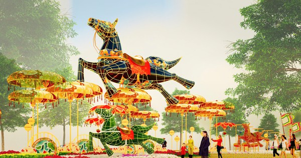 Đường hoa Nguyễn Huệ Tết Bính Ngọ lần đầu tiên có 2 phiên bản cho ngày và đêm