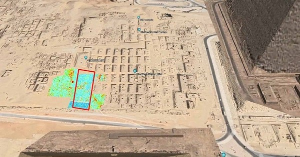 Phát hiện các công trình bí ẩn được chôn vùi gần Kim tự tháp lớn