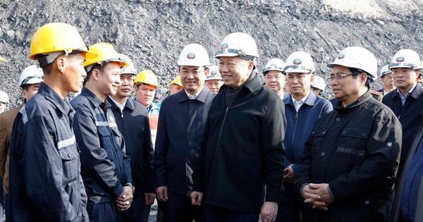 Tổng Bí thư, Thủ tướng thăm DN khai thác gần 3 triệu tấn "vàng đen" của VN, có doanh thu 5.200 tỷ đồng