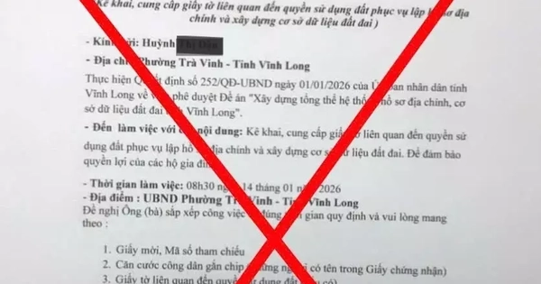 Giả cán bộ yêu cầu làm sạch dữ liệu sổ đỏ để lừa đảo