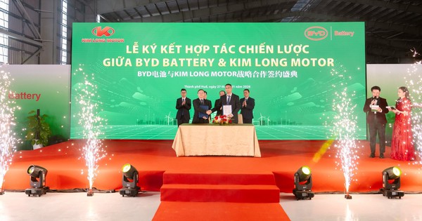 Công ty ô tô Việt Nam bắt tay hãng xe điện lớn nhất Trung Quốc xây nhà máy pin xe điện 130 triệu USD