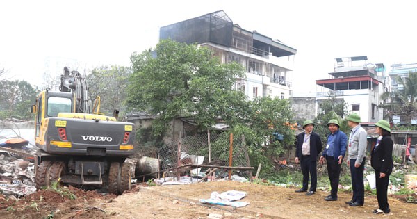 Hoàng Mai: Cưỡng chế, thu hồi đất để xây dựng tuyến đường nối Khu đô thị Đồng Tàu - Giải Phóng