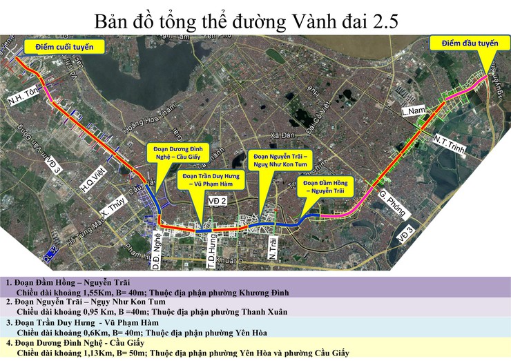Hà Nội: Thông tin quan trọng về đoạn đường dài gần 1km từ Ngụy Như Kon Tum đến Nguyễn Trãi - Ảnh 2