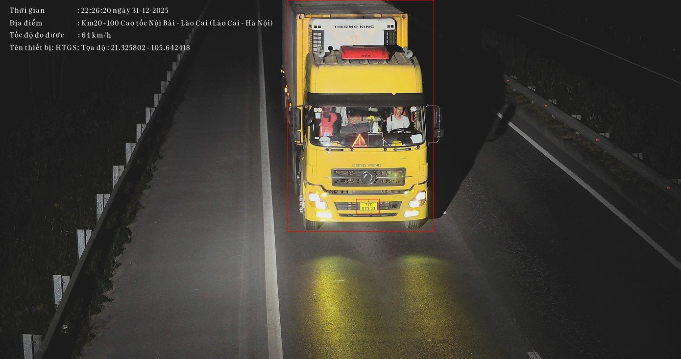 Camera AI phát hiện hơn 100 vi phạm giao thông ngày đầu năm 2026 - Ảnh 2