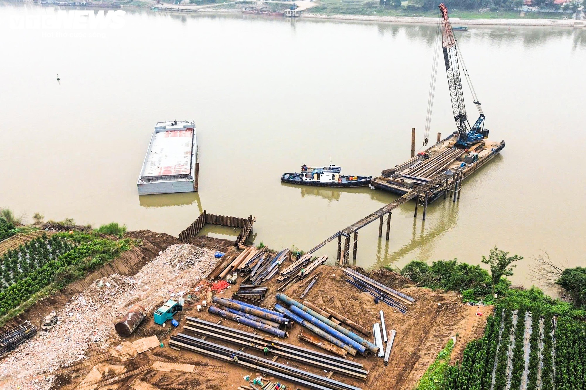 Toàn cảnh 7 cây cầu vượt sông Hồng được Hà Nội khởi công trong năm 2025 - Ảnh 16