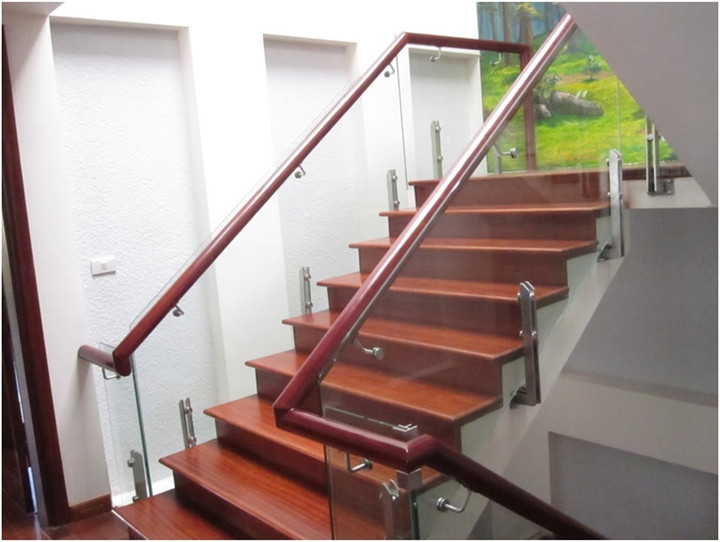 Các mẫu cầu thang gỗ đẹp cho nhà phố - Ảnh 2