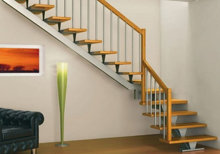 Các mẫu cầu thang xương cá độc đáo cho nhà phố - Ảnh 5