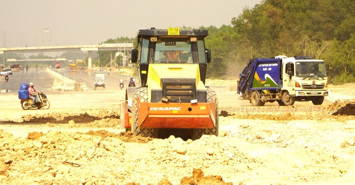 Hình ảnh thi công xuyên Tết ở sân bay Long Thành, cao tốc Biên Hòa - Vũng Tàu - Ảnh 8