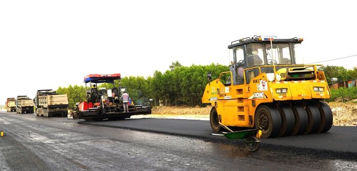 Hình ảnh thi công xuyên Tết ở sân bay Long Thành, cao tốc Biên Hòa - Vũng Tàu - Ảnh 5