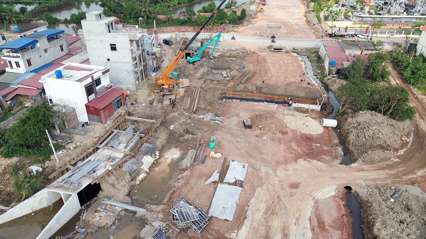 Xuyên Tết thi công dự án kết nối các khu công nghiệp ở Hải Phòng - Ảnh 7
