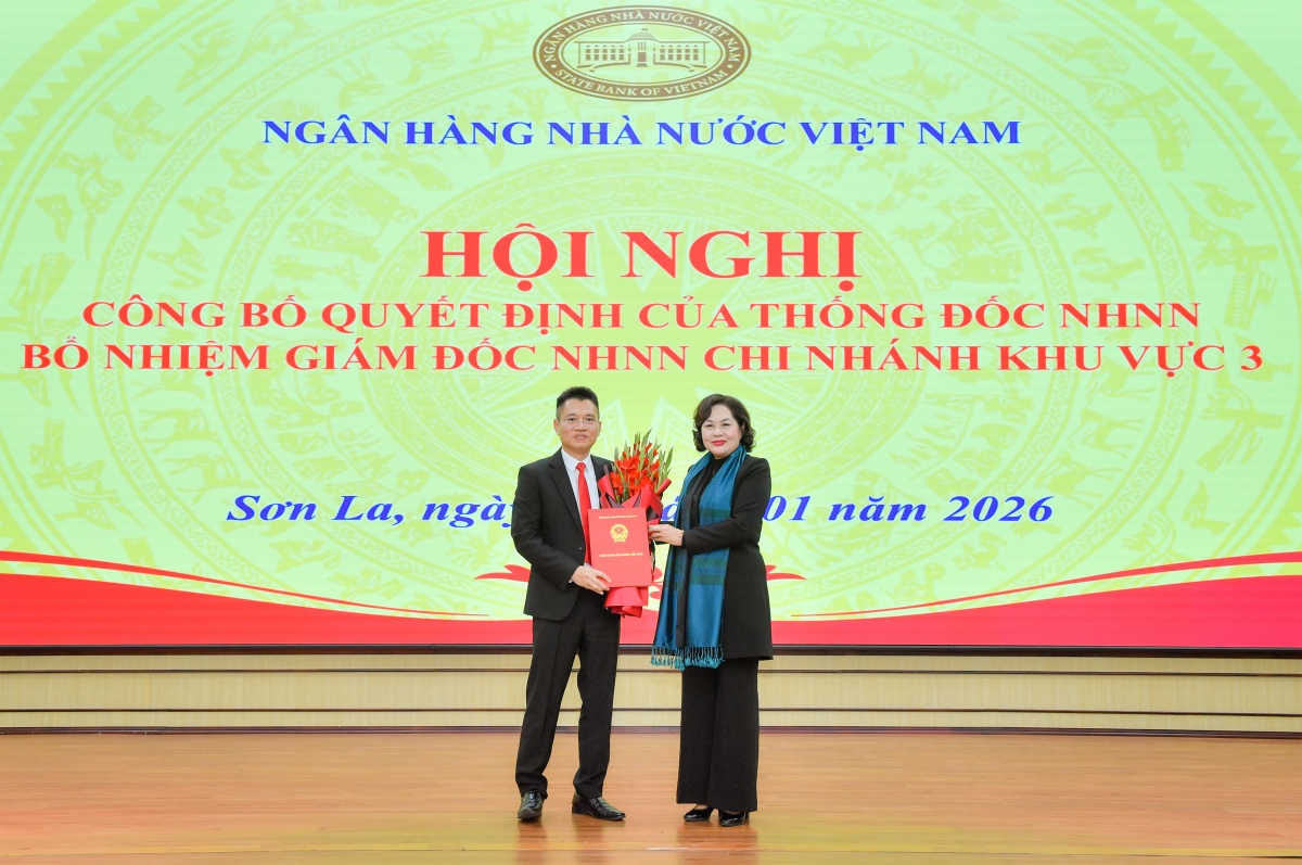 Thống đốc Nguyễn Thị Hồng bổ nhiệm Giám đốc Ngân hàng Nhà nước Khu vực 3 - Ảnh 1