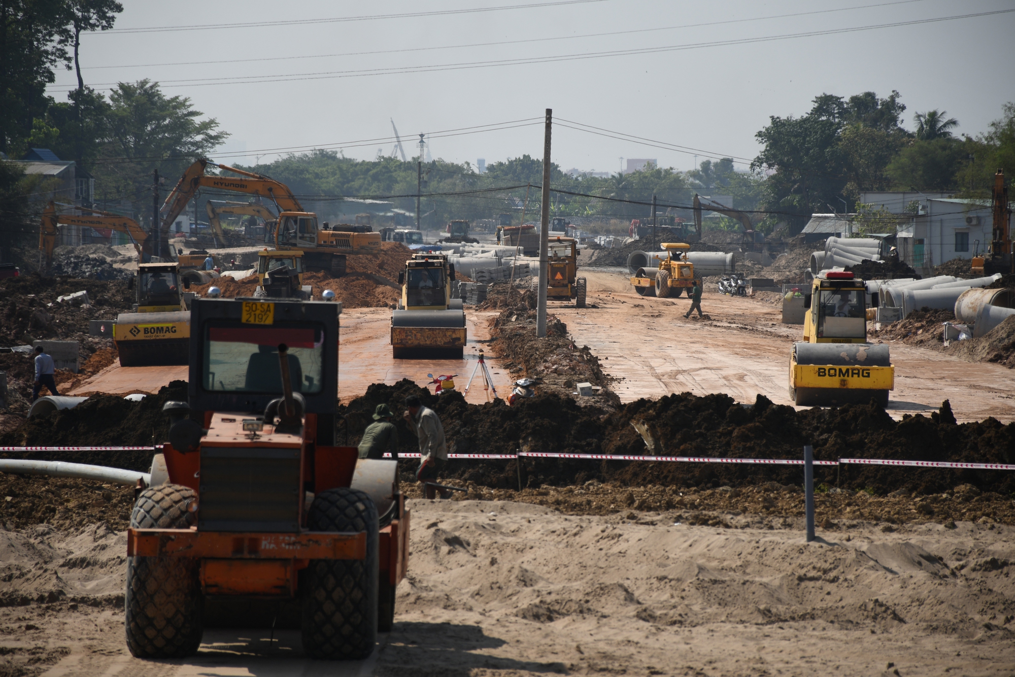 Hình ảnh tuyến đường trục trung tâm qua siêu phường ở Đồng Nai sắp thông xe - Ảnh 10