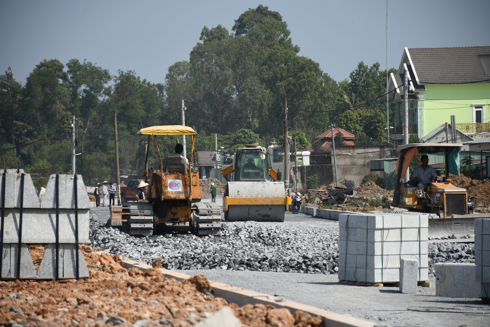 Hình ảnh tuyến đường trục trung tâm qua siêu phường ở Đồng Nai sắp thông xe - Ảnh 12