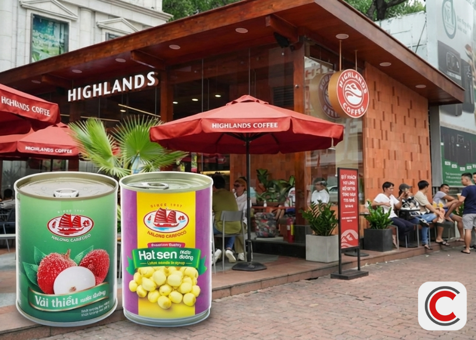 Highlands Coffee dùng sản phẩm gì từ Công ty Đồ hộp Hạ Long? - Ảnh 1