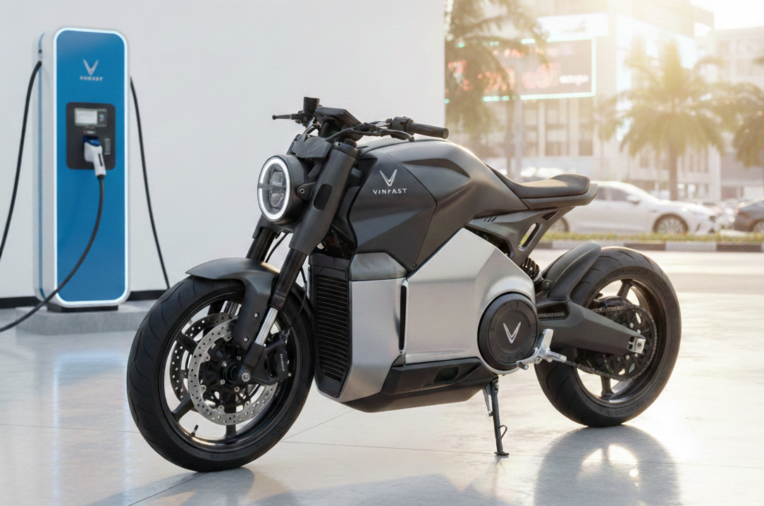 Rộ tin VinFast làm mô tô điện phân khối lớn, động cơ ngang ngửa Honda CB1000 - Ảnh 1