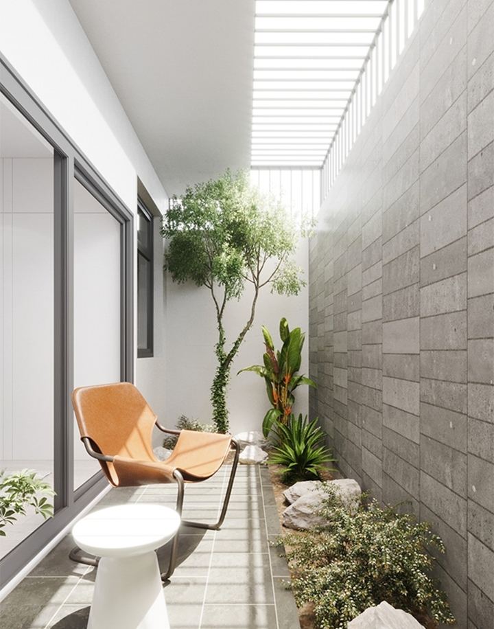 Những mẫu giếng trời độc đáo cho nhà phố - Ảnh 6