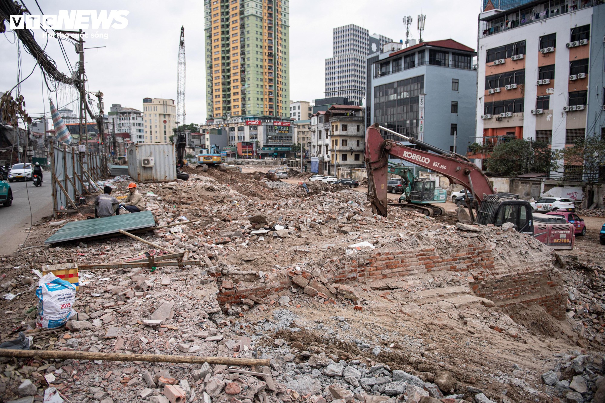 Toàn cảnh tuyến Vành đai 1 Hoàng Cầu - Voi Phục trước ngày thông tuyến kỹ thuật - Ảnh 9